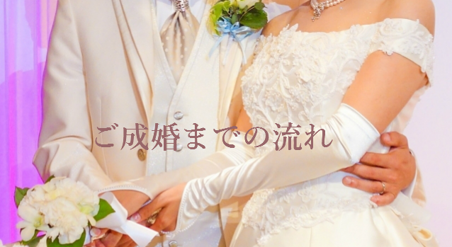 幸せな結婚をするカップル